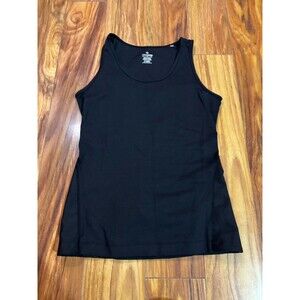 Women's Size Large Black Tommie Copper Lower Back Support Tank Top